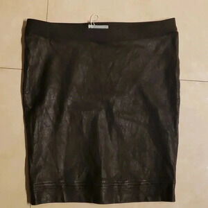 Helmut Lang lamb leather skirt size 4 NWT